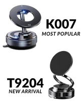 Magnetic + Vacuum Suction Phone Mount